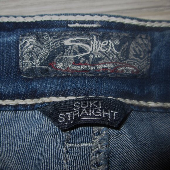 Embroidered Silver Jeans - Picture 5 of 7